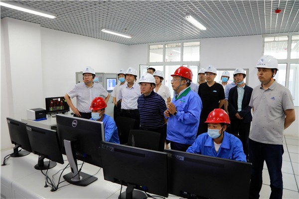 任你博集团复工复产促增添项目观摩聚会与会职员走进环保保隆生态三秦在延在铜项目